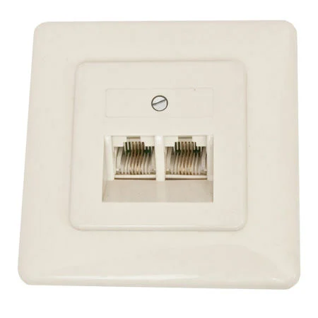 01-4055 PRIZA ISDN DUBLA 8P4C INGROPATA