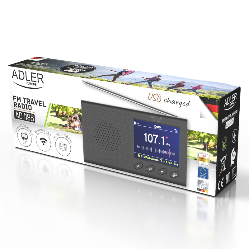 AD1198@7-2 RADIO PORTABIL CU CEAS AD 1198 ADLER