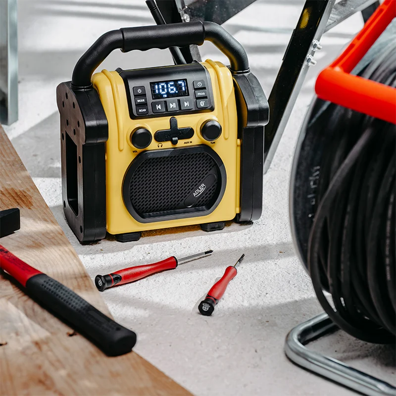 AD1911@10 RADIO PORTABIL IPX54 BT, AUX AD 1911 ADLER