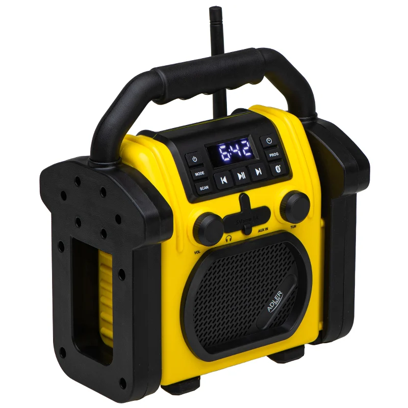 AD1911@2 RADIO PORTABIL IPX54 BT, AUX AD 1911 ADLER