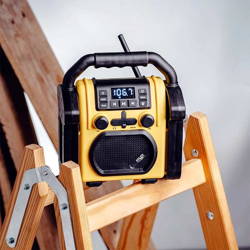 AD1911@9 RADIO PORTABIL IPX54 BT, AUX AD 1911 ADLER