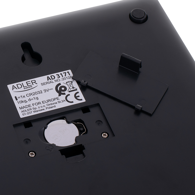 AD3171@3-1 CANTAR BUCATARIE STICLA MAX 10KG AD 3171 ADLER