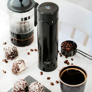 AD4506BK@10 TERMOS CU AFISAJ TEMPERATURA NEGRU ADLER