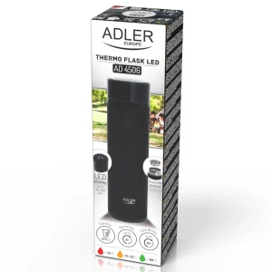 AD4506BK@6 TERMOS CU AFISAJ TEMPERATURA NEGRU ADLER