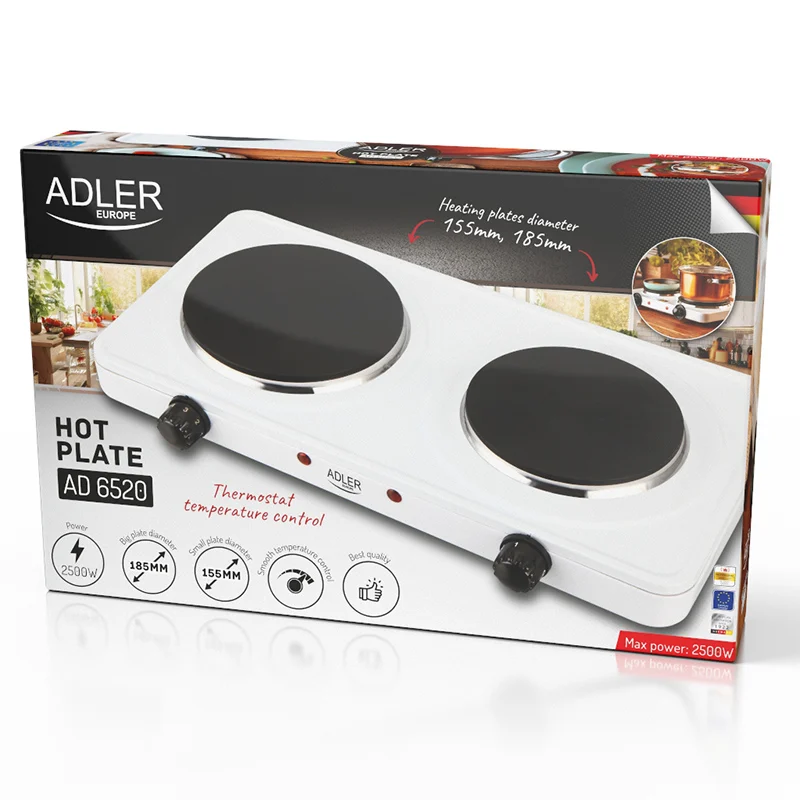 PLITA ELECTRICA DUBLA 2500W ADLER