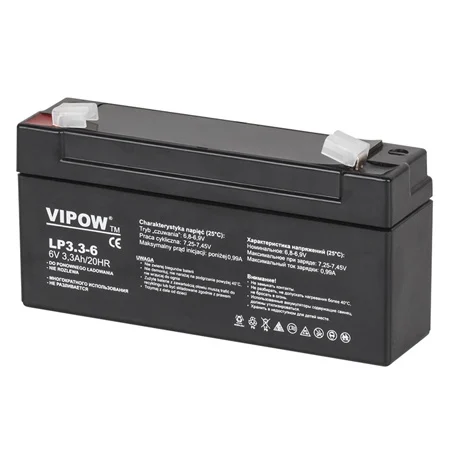 ACUMULATOR STATIONAR AGM VRLA 6V 3.3AH VIPOW