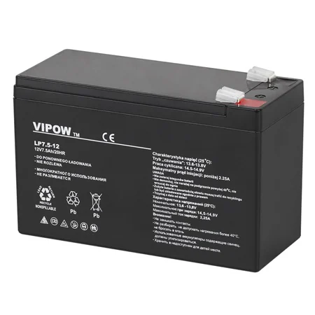 ACUMULATOR STATIONAR AGM VRLA 12V 7.5AH VIPOW