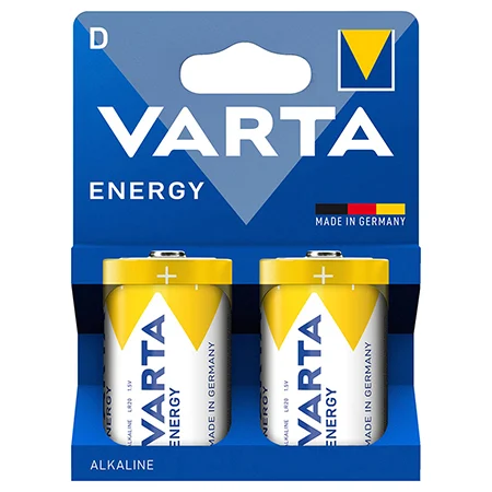 BATERIE ALCALINA ENERGY LR20 BL 2 BUC VARTA