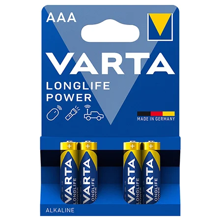 BATERIE ALCALINA LONGLIFE POWER LR3 BL4 VARTA