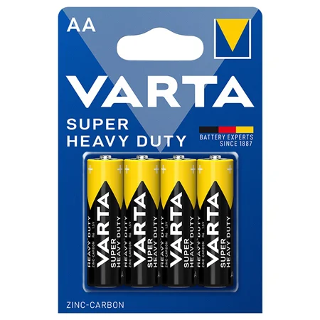 BATERIE SUPER HEAVY DUTY R06 BL 4 BUC VARTA