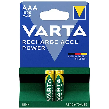 ACUMULATORI AAA 1000MAH BLISTER 2 BUC VARTA
