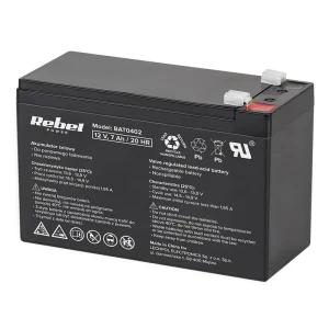 BAT0402@1 ACUMULATOR STATIONAR AGM VRLA 12V 7AH REBEL