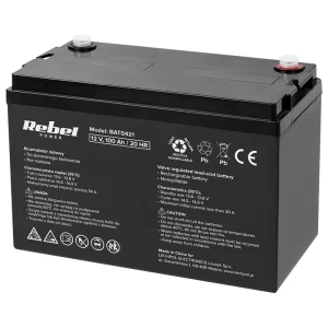 ACUMULATOR STATIONAR AGM VRLA 12V 100AH REBEL
