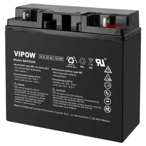ACUMULATOR VEHICULE ELECTRICE 12V 25AH / 10HR VIPOW