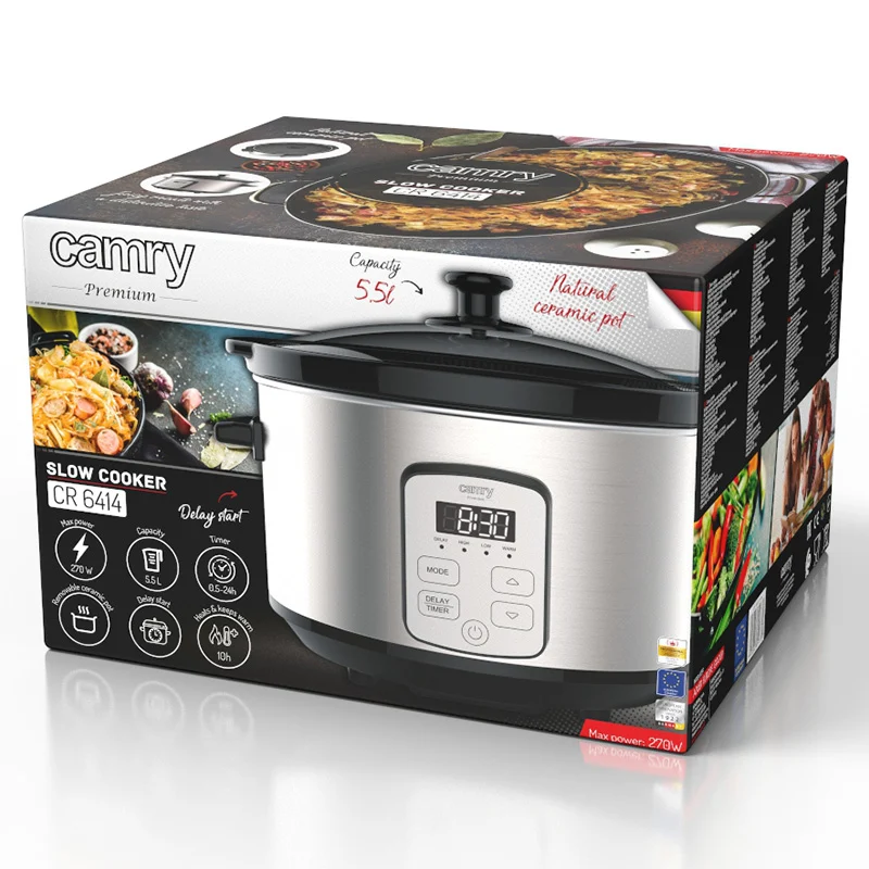 SLOW COOKER 4.7L CR 6414 CAMRY