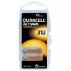 DUR-312 BATERIE AUDITIVA DURACELL 312 BLISTER 6 BUC