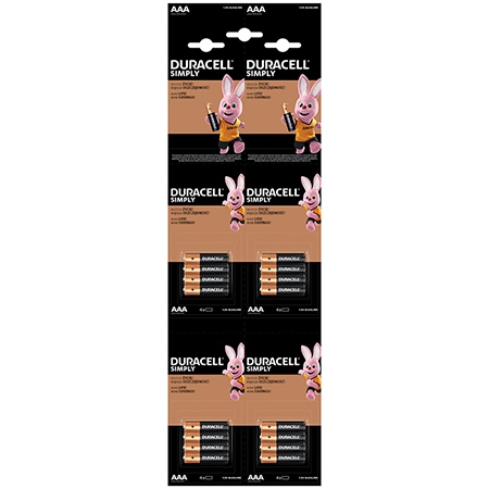 DUR-MN2400-16 BATERIE ALCALINA DURACELL LR03 BLISTER 16 BUC