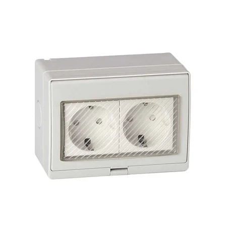 E-PREX2 PRIZA DUBLA SCHUKO IP55