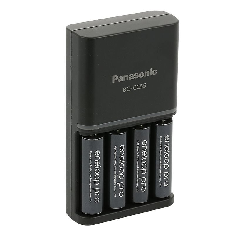 CHARGER 4 ACCU AA 2500MAH PANASONIC ENELOOP PRO