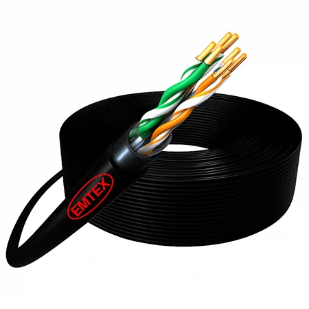 KAB-EMT14 CABLU FTP CAT5E CUPRU 24AWG 305M EMTEX