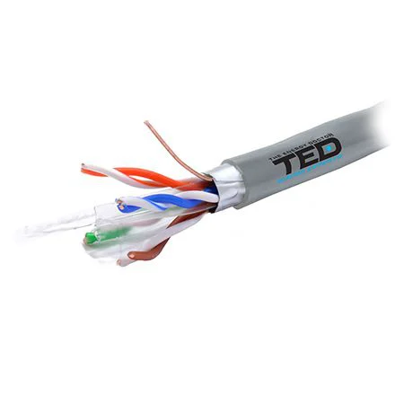KAB-TED6 CABLU FTP CAT 6 CUPRU 0.52MM 305M TED ELECTRIC