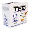 CABLU FTP CAT 5E CUPRU 0.52MM 305M TED ELECTRIC