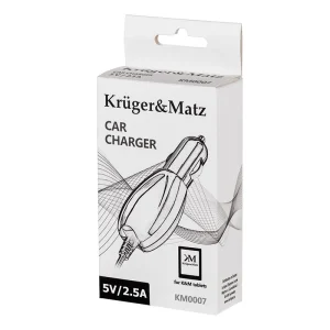 ALIMENTATOR AUTO TABLETA 5V 2.5A KRUGER&MATZ