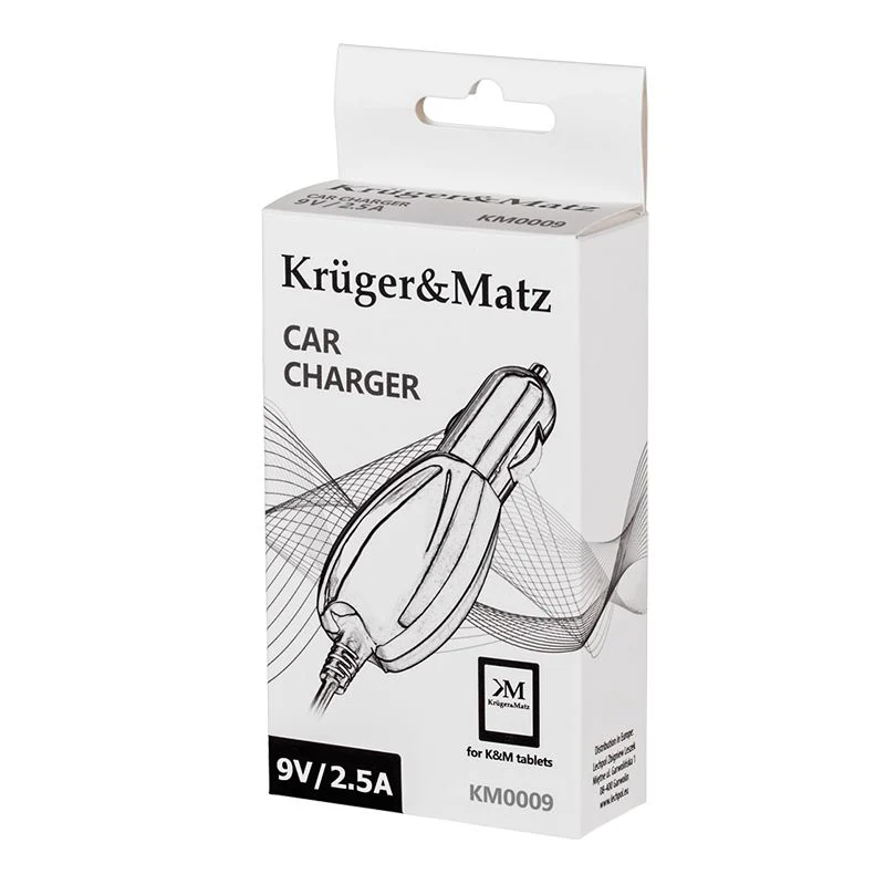 ALIMENTATOR AUTO TABLETA 9V 2.5A KRUGER&MATZ