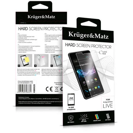 KM0020 FOLIE PROTECTIE HARD KRUGER&MATZ LIVE