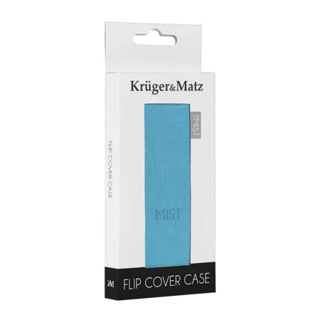KM0037 FLIP COVER ALBASTRU MIST KRUGER&MATZ