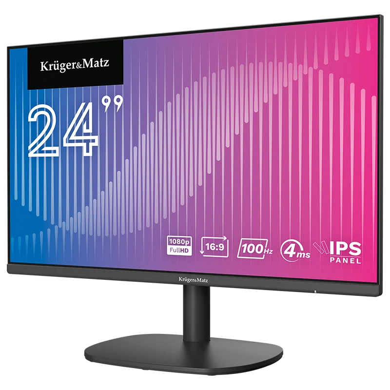 MONITOR IPS E-LED 100HZ 4MS 24 INCH KRUGER&MATZ