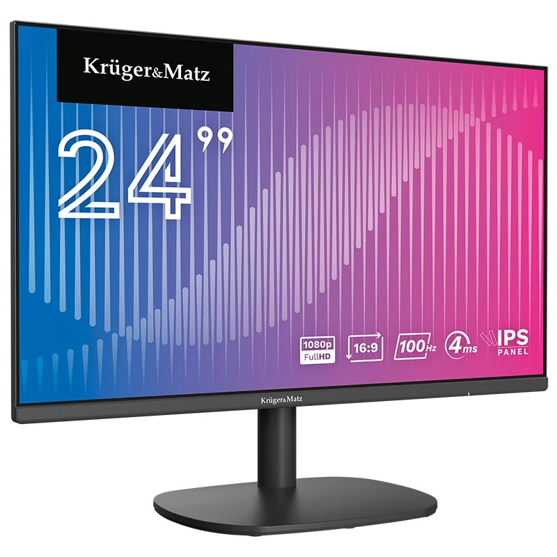 MONITOR IPS E-LED 100HZ 4MS 24 INCH KRUGER&MATZ