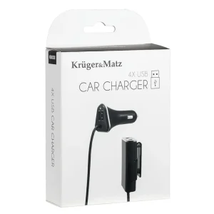 INCARCATOR AUTO 2+2 USB 5.2A KRUGER&MATZ