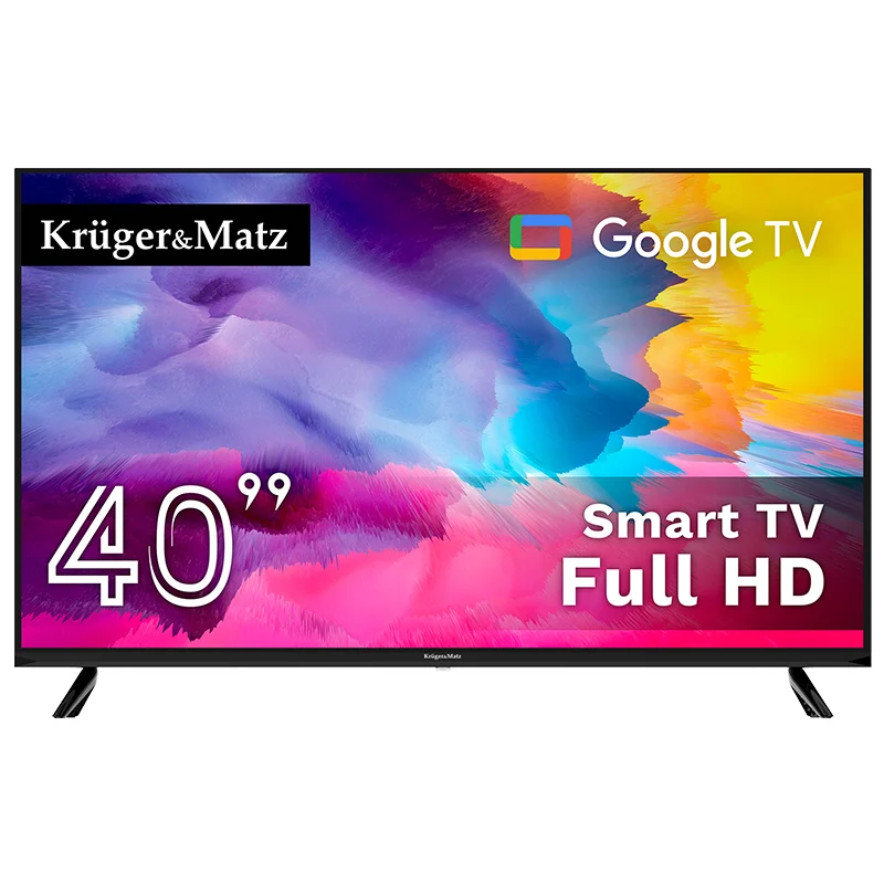 GOOGLE SMART TV 40 INCH 101CM H265 HEVC KRUGER&MATZ