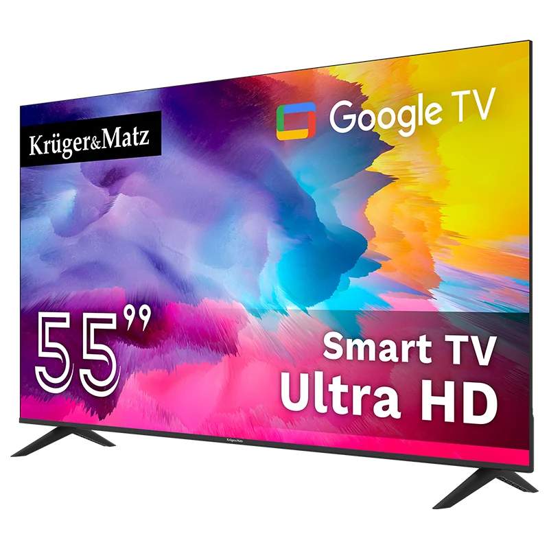 KM0255UHD-G@2 GOOGLE SMART TV 5.0 55 inch 141CM ULTRAHD 4K KRUGER&MATZ