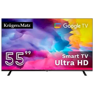 KM0255UHD-SA GOOGLE SMART TV 55 INCH 141CM ULTRAHD 4K KRUGER&MATZ