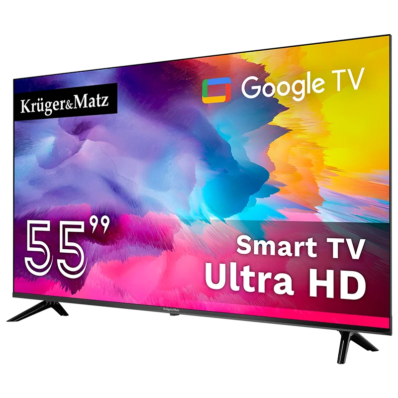 KM0255UHD-SA@2 GOOGLE SMART TV 55 INCH 141CM ULTRAHD 4K KRUGER&MATZ