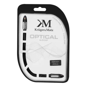 KM0321@2 CABLU OPTIC TOSLINK-TOSLINK 2.0M KRUGER&MATZ