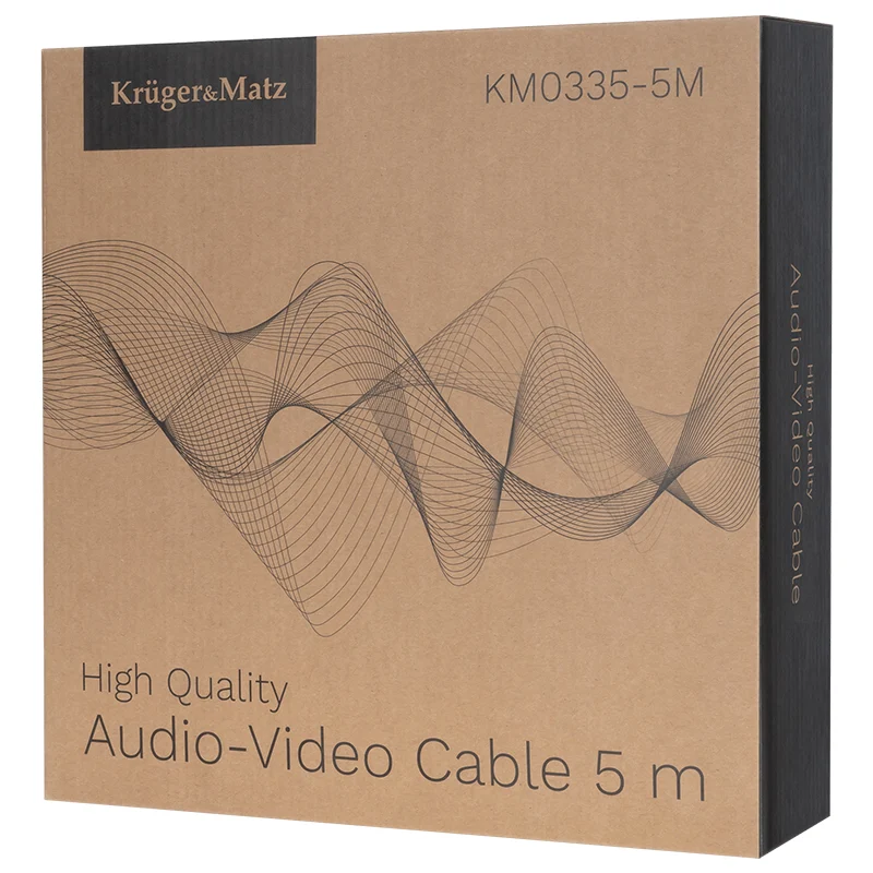 SET CABLU DIFUZOR MUFE BANANA X2 CUPRU 15AWG 5M K&M