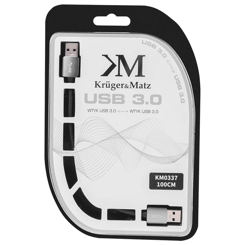 CABLU USB 3.0 TATA - TATA 1M BLISTER KRUGER&MATZ