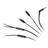 CABLU CASTI AUDIO CU MICROFON JACK - 2X JACK 1M K&M