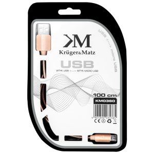 KM0360@3-1 CABLU USB - MICRO USB 1M KRUGER&MATZ