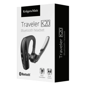 KM0490@6 HEADSET BLUETOOTH TRAVELER K20 KRUGER&MATZ