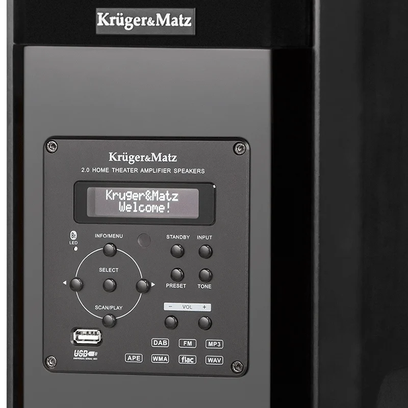 KM0512B@4 SISTEM AUDIO PASSION NEGRU KRUGER&MATZ