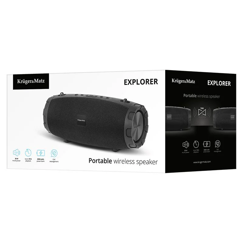 BOXA BLUETOOTH PORTABILA EXPLORER KRUGER&MATZ