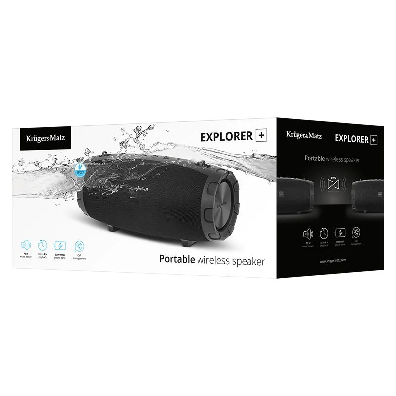 BOXA BLUETOOTH PORTABILA EXPLORER+ KRUGER&MAT
