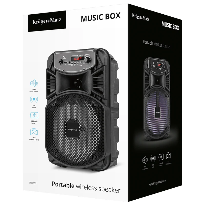 BOXA BLUETOOTH PORTABILA MUSIC BOX KRUGER&MATZ