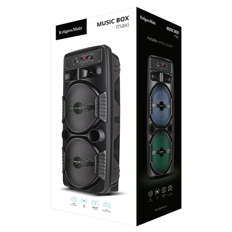 BOXA BLUETOOTH PORTABILA MUSIC BOX MAXI KRUGER&MATZ