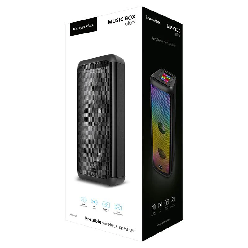 BOXA BLUETOOTH PORTABILA MUSIC BOX ULTRA KRUGER&MATZ