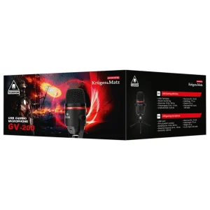 MICROFON GAMING / VLOGGING WARRIOR GV-200 KRUGER&MATZ
